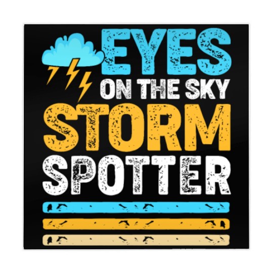 Retro Meteorologist Eyes On The Sky Strom Spotter Mahjong Mats