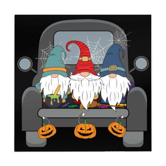 Halloween Gnomes Pumpkin Cute Creepy Halloween Mahjong Mats