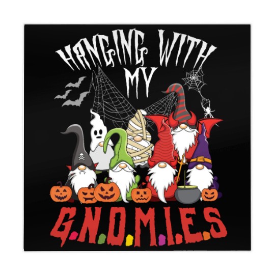 Hanging With My Gnomies Halloween Gnomes Mahjong Mats