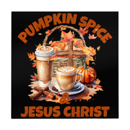 Pumpkin Spice And Jesus Christ Mahjong Mats