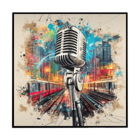 NYC Microphone AT Subway Mahjong Mats