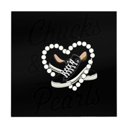 Chucks And Pearls 2024 I'M With Her Kamala 2024 Mahjong Mats