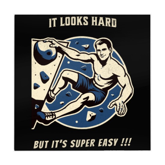 Climbing bouldering vintage Mahjong Mats funny saying