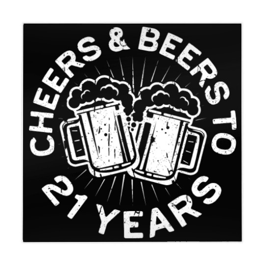 Cheers And Beers To 21 Years 21st Birthday Mahjong Mats