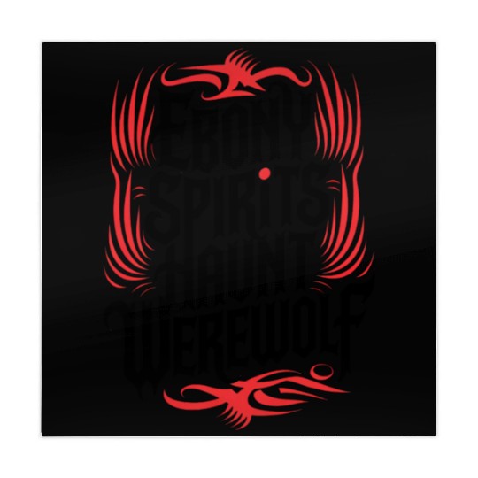 Ebony Spirits Haunt Werewolf Mahjong Mats