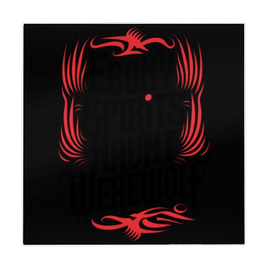 Ebony Spirits Haunt Werewolf Mahjong Mats