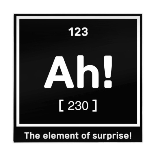 The Element of Surprise - Clever Chemistry Design Mahjong Mats