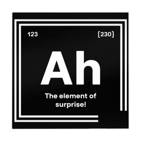 The Element of Surprise - Clever Chemistry Design Mahjong Mats