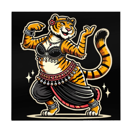 Tribal Fusion Rhythmic Dance Art For Belly Dance Mahjong Mats