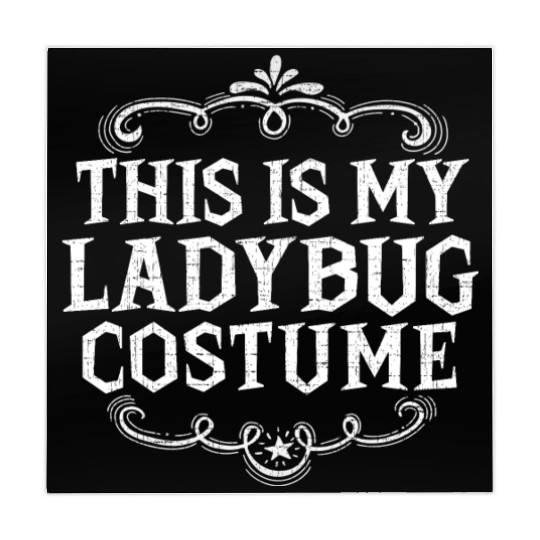 This Is My Ladybug Costume Funny Lazy Halloween Mahjong Mats