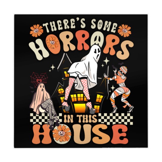 There's Some Horrors In This House Ghost Halloween Mahjong Mats