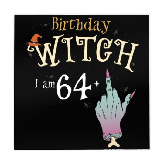 65 yo Witch HallowQueen 65th Birthday Funny Mahjong Mats