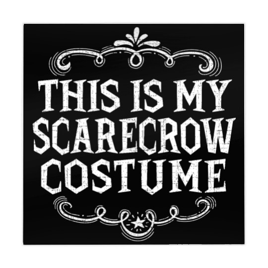 This Is My Scarecrow Funny Lazy Halloween Costume Mahjong Mats