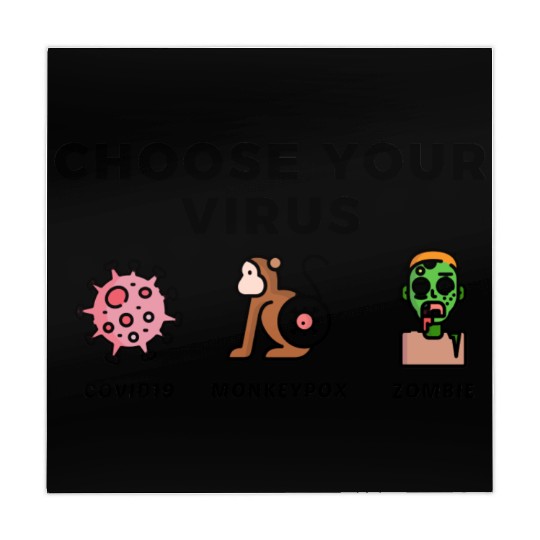 Choose your virus "corona, monkeypox, zombie" Mahjong Mats