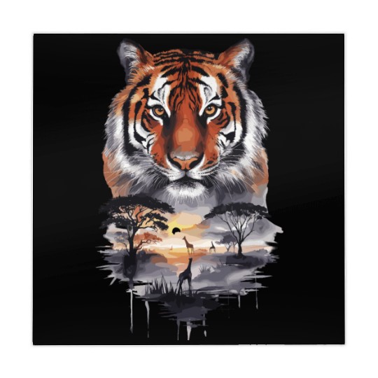 Tiger Paradise Jungle for a Tiger lovers Mahjong Mats