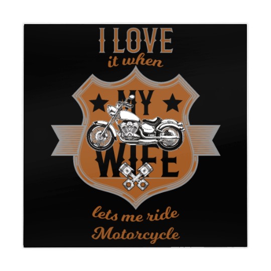 Motorcycle saying I love my wife vintage Mahjong Mats