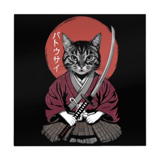 Neko Battousai Samurai Cat Classic Mahjong Mats