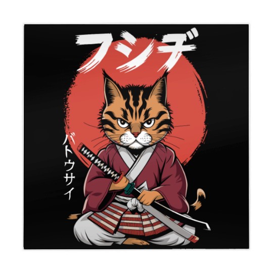 Neko Battousai Samurai Cat Classic Mahjong Mats
