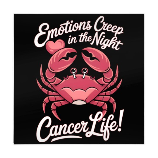 Emotions Creep in the Night Cancer Zodiac Sign Mahjong Mats