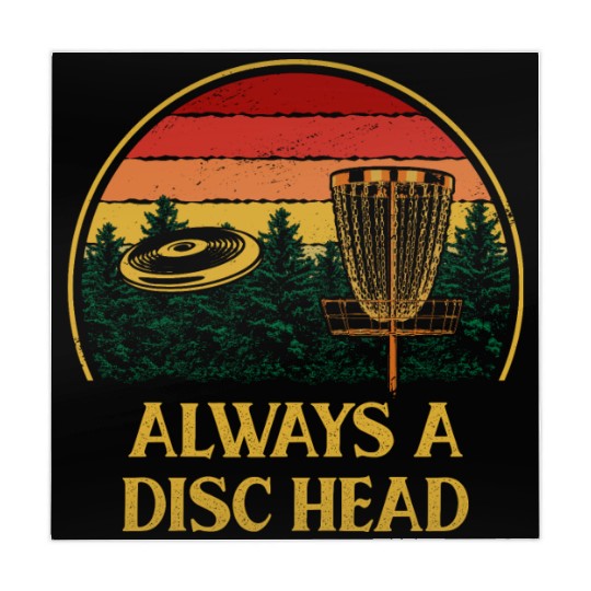 Always a Disc Head Funny Disc Golf Humor Golfer Me Mahjong Mats