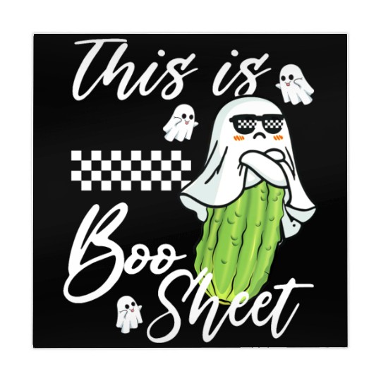 This is Boo Sheet pickle Boo funny Ghost Halloween Mahjong Mats