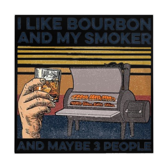 I Like Bourbon And Maybe 3 People Mahjong Mats