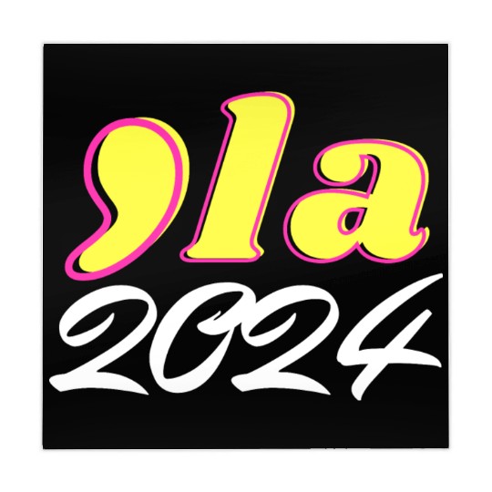 kamala harris 2024 president comma la funny t-shir Mahjong Mats