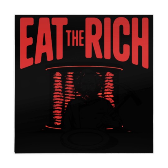 Eat The Rich Döner Kebab Satirical Design Mahjong Mats