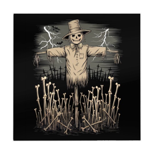 Spooky Halloween Scarecrow Mahjong Mats