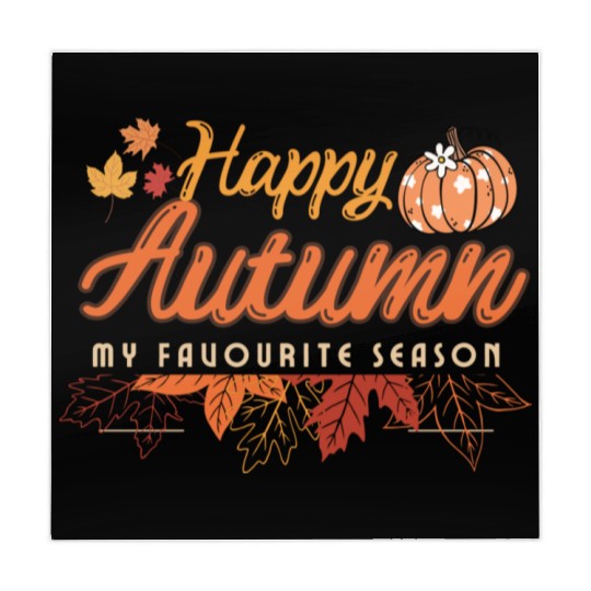 Happy Autumn design Mahjong Mats