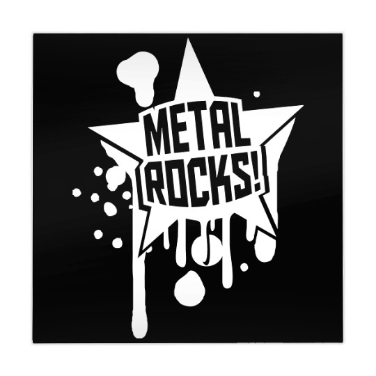 Heavy Metal Rocks Hard Rock Music Graffiti Star Mahjong Mats