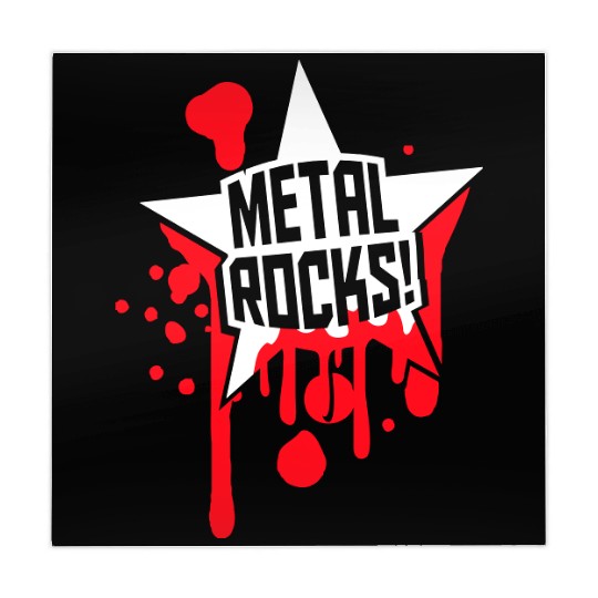 Heavy Metal Rocks Hard Rock Music Graffiti Star Mahjong Mats