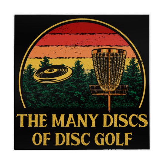 Many Discs of Disc Golf Hobby Golfer Activities Mahjong Mats
