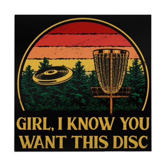 Girl I Know You Want This Disc Couples Disc Golf L Mahjong Mats