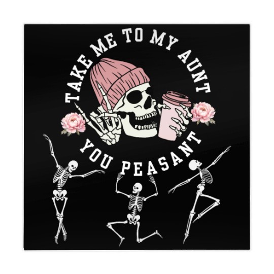 Take Me To My Aunt You Peasant Dancing Skeleton Ha Mahjong Mats