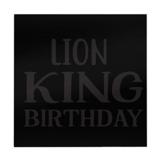 Lion King Birthday dad Mahjong Mats