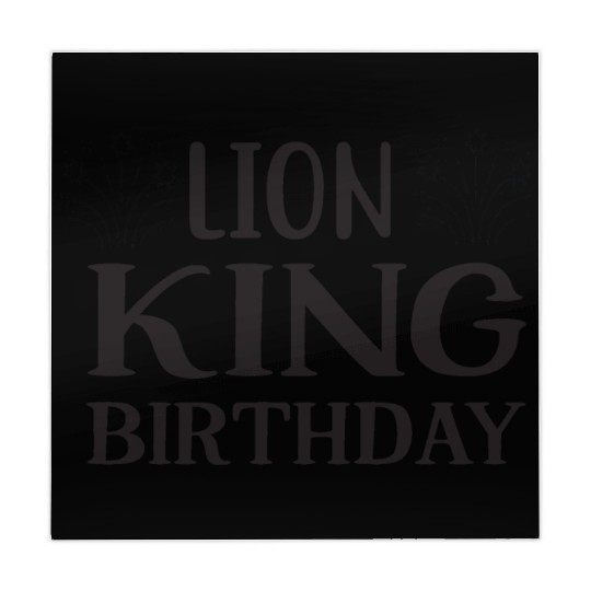 Lion King Birthday dad Mahjong Mats