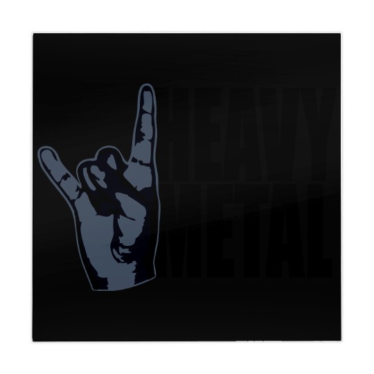 Heavy Metal Fun Hard Rock Music Horns Hand Gesture Mahjong Mats