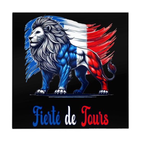 The pride of Tours flag design Mahjong Mats