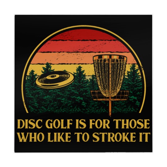 Disc Golf Go Stroke It Motivational Quote Golfer Mahjong Mats