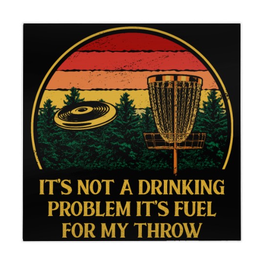 Its Fuel For My Throw Disc Golf Beer Lover Golfer Mahjong Mats