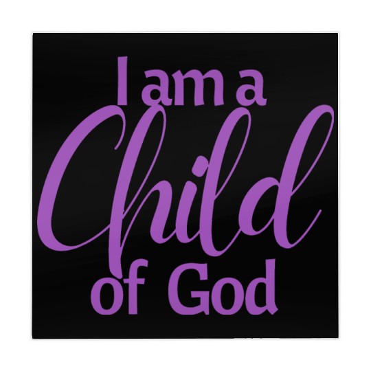 I am a child of God affirmation Mahjong Mats