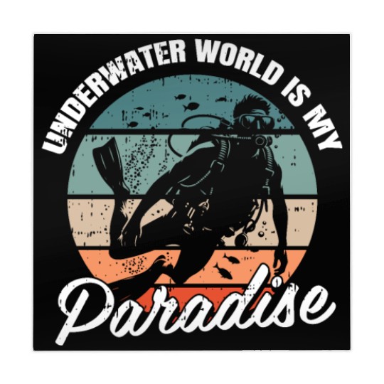 Underwater World Is My Paradise Mahjong Mats