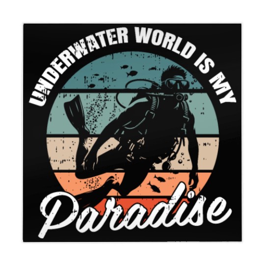 Underwater World Is My Paradise Mahjong Mats