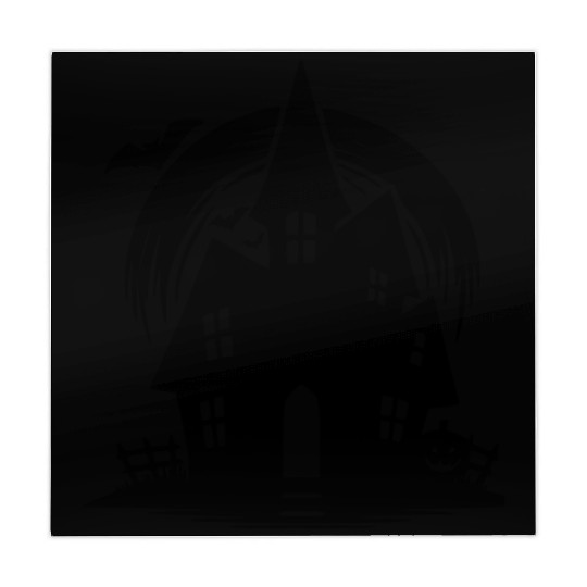 Bat Full Moon Haunted House Halloween Tattoo Mahjong Mats