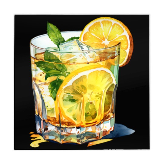Lemonade Cocktail Drink Mahjong Mats