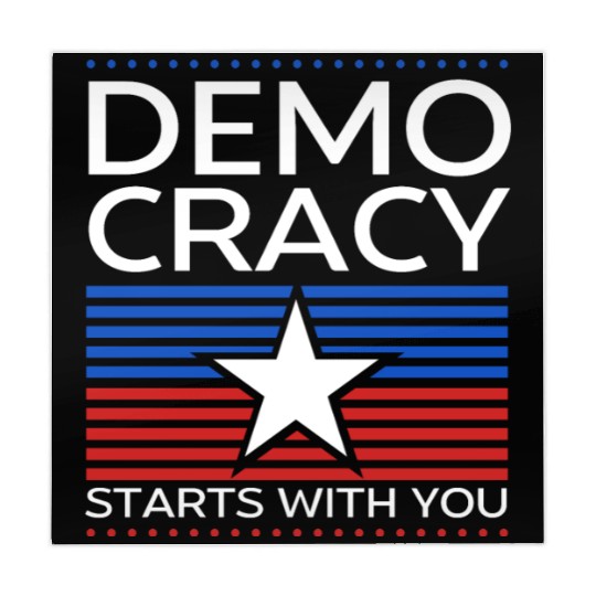 Democracy Starts with You - Election - Vote Mahjong Mats