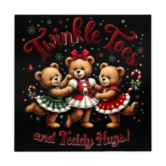 Teddy Bear Ballet Mahjong Mats