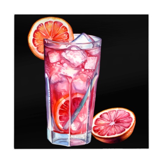 Grapefruit Citrus Cocktail Mahjong Mats