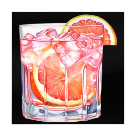 Grapefruit Citrus Cocktail Mahjong Mats